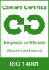 ISO 14001. Cámara Certifica : Empresa Certificada. Gestión Ambiental.